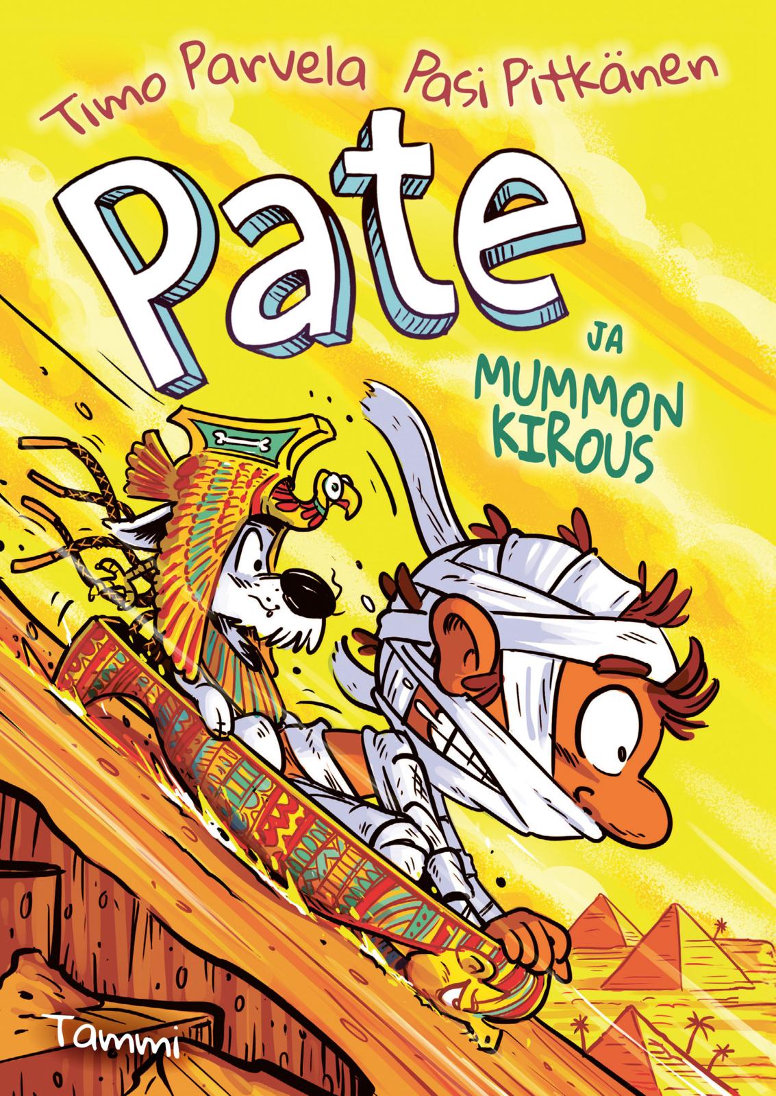 Etukansi. Timo Parvela Pate ja mummon kirous