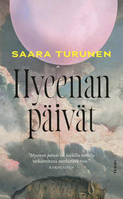 Etukansi. Saara Turunen Hyeenan päivät