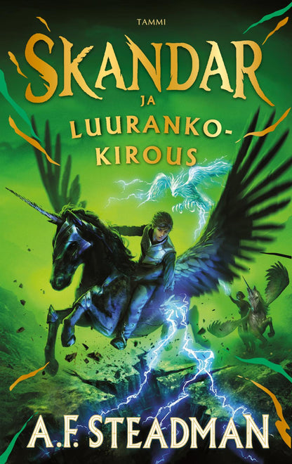 Etukansi. A.F. Steadman Skandar ja Luurankokirous