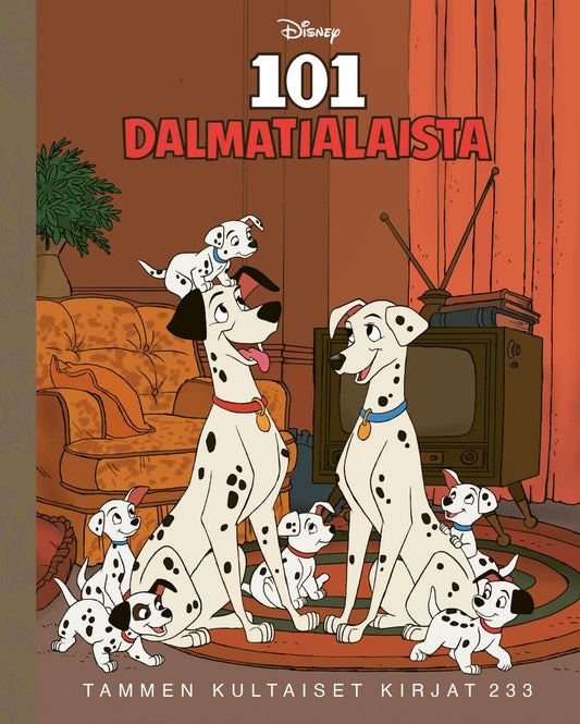 Etukansi. Disney. Bill Langley. Ron Dias. Disney. 101 dalmatialaista. TKK 223.