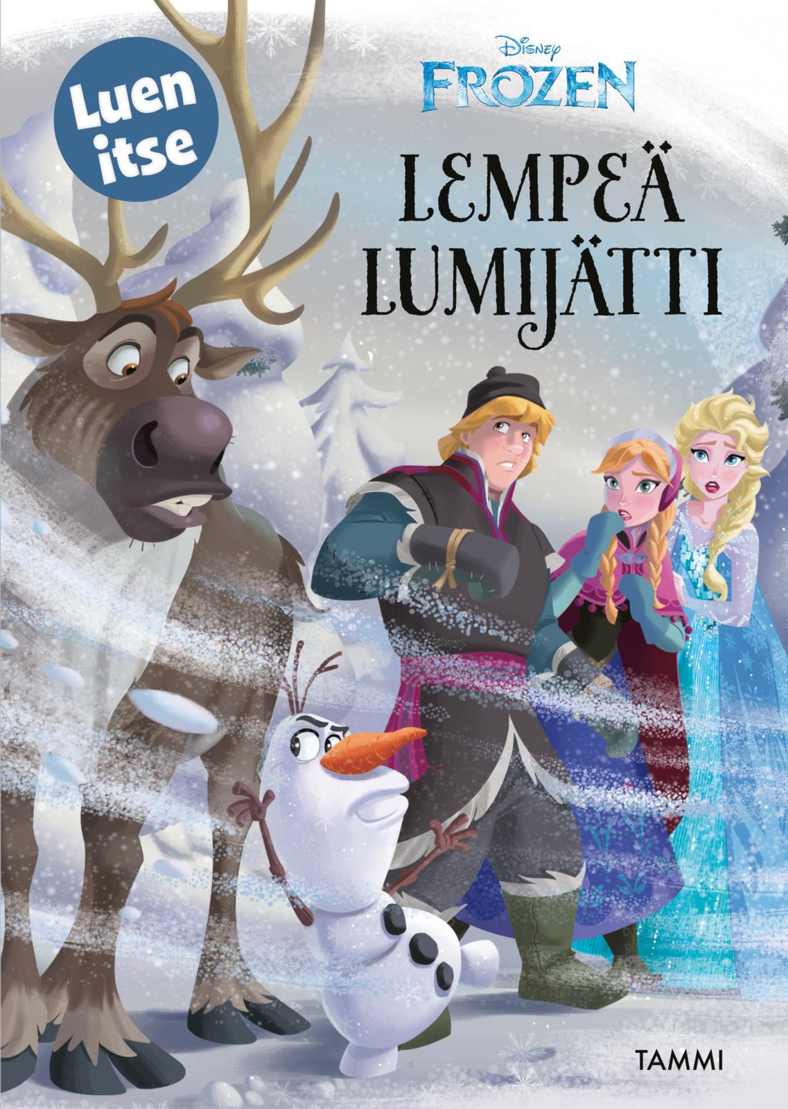 Etukansi. Disney Disney. Frozen. Lempeä lumijätti. Luen itse