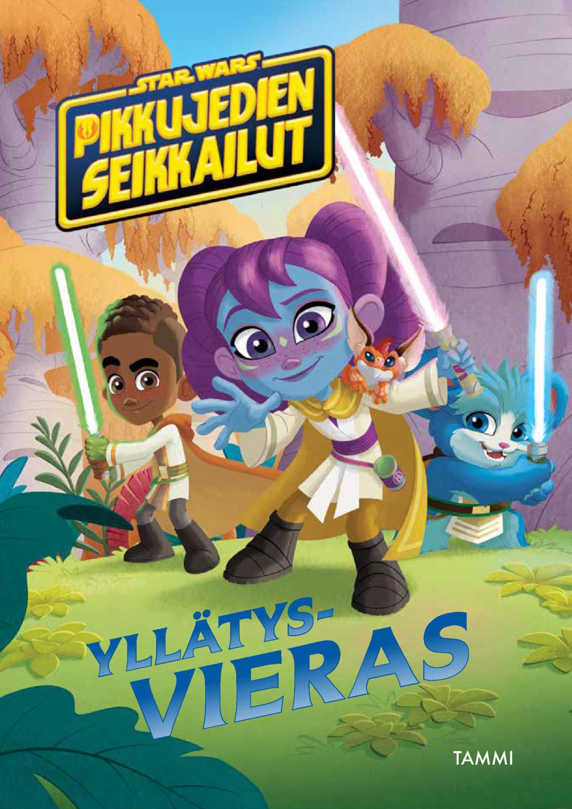 Etukansi. Jeffrey Thomas. Star Wars. Pikkujedien seikkailut.  Yllätysvieras