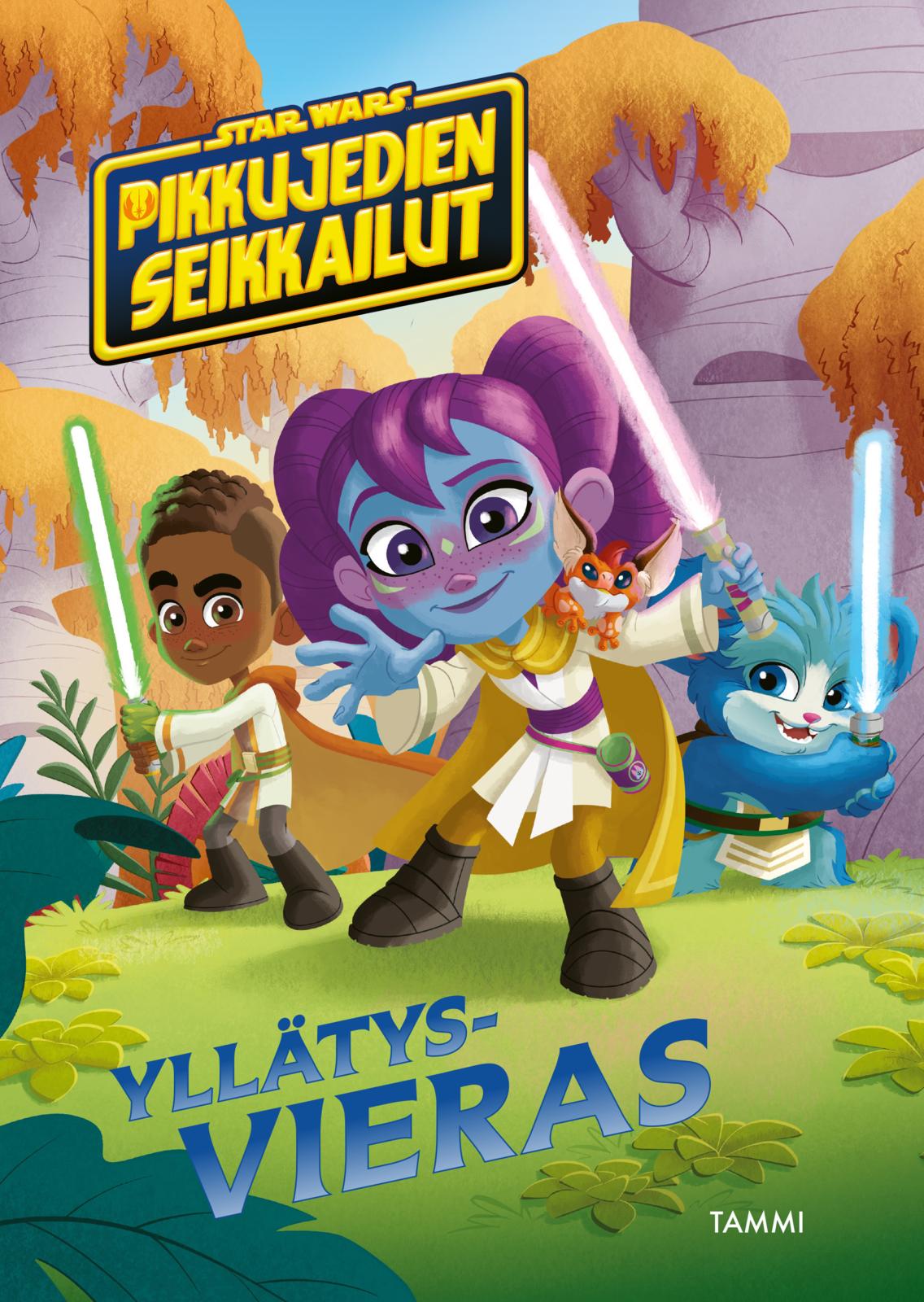 Etukansi. Jeffrey Thomas Star Wars. Pikkujedien seikkailut. Yllätysvieras