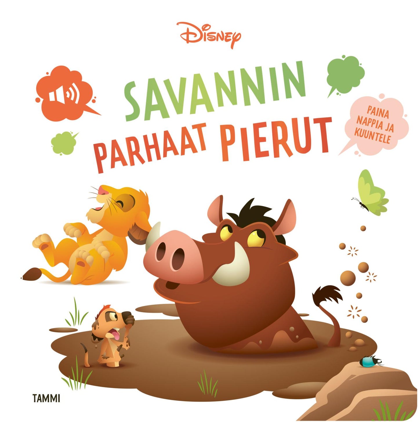 Etukansi. Disney Disney. Savannin parhaat pierut