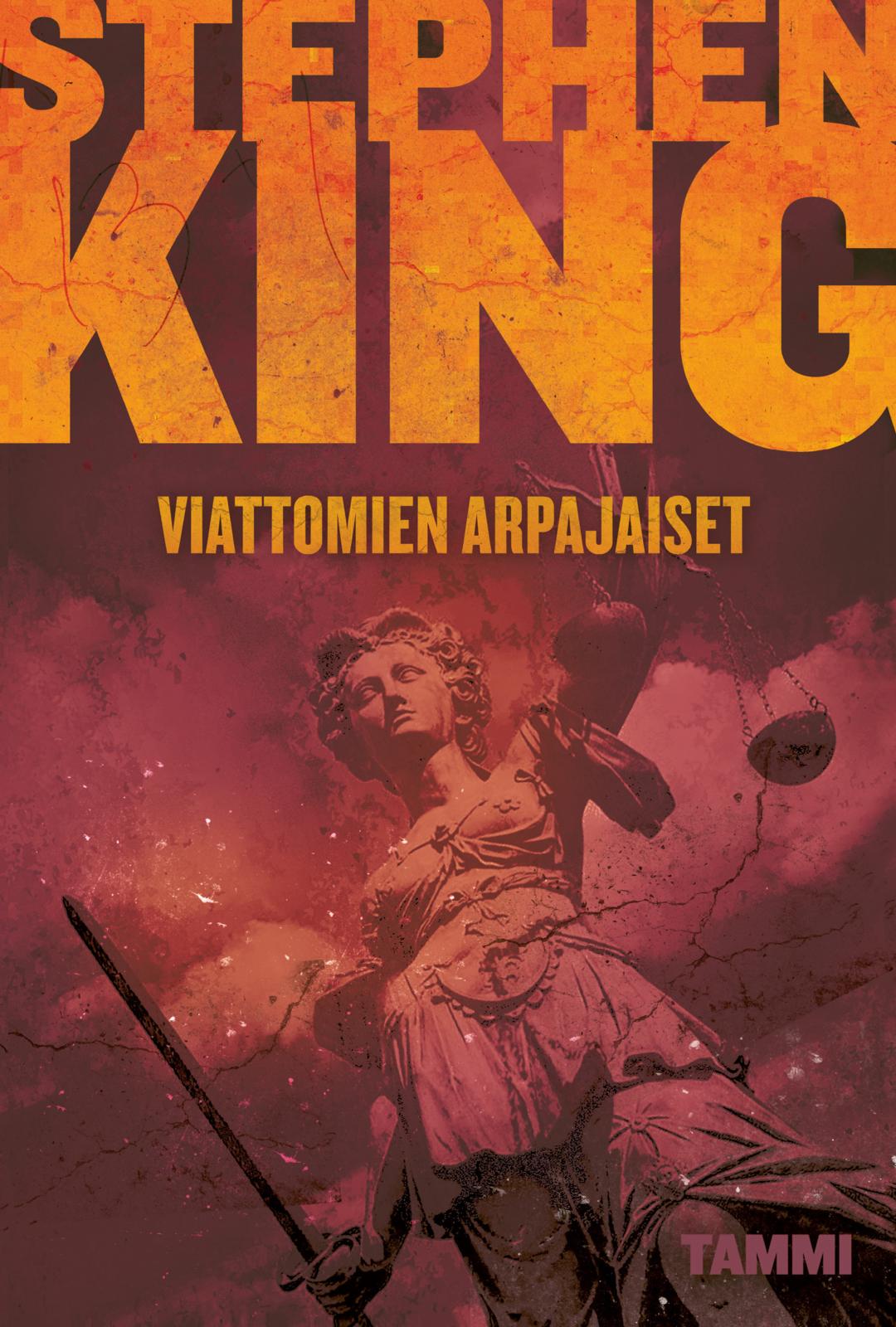 Etukansi. Stephen King Viattomien arpajaiset