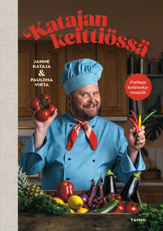 Etukansi. Katajan keittiössä.