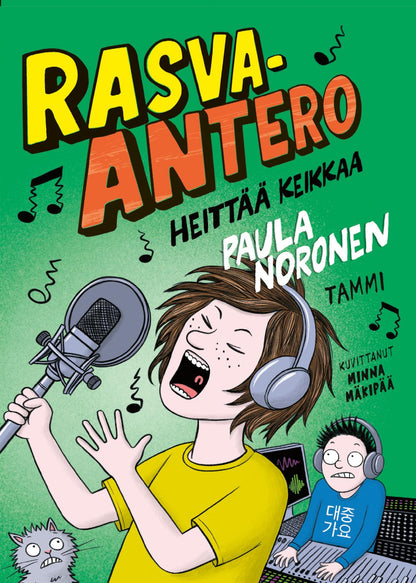 Etukansi. Paula Noronen Rasva-Antero heittää keikkaa