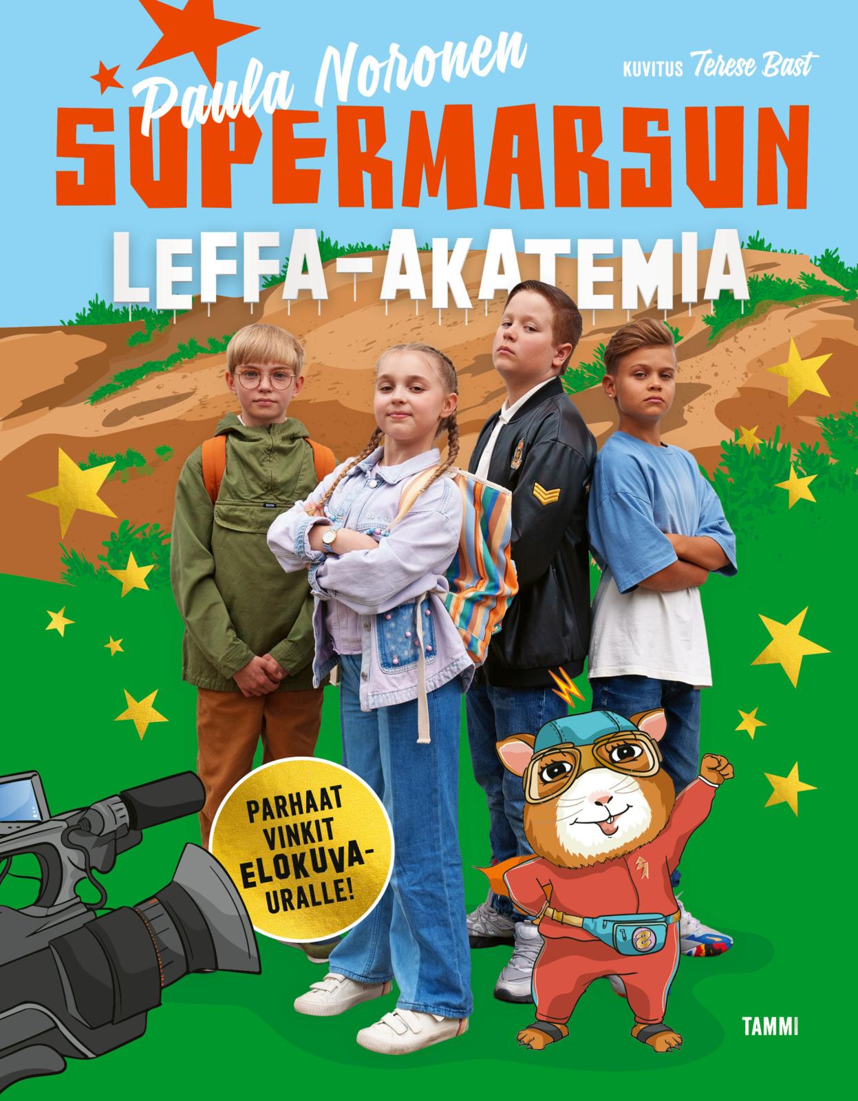 Etukansi. Paula Noronen Supermarsun leffa-akatemia