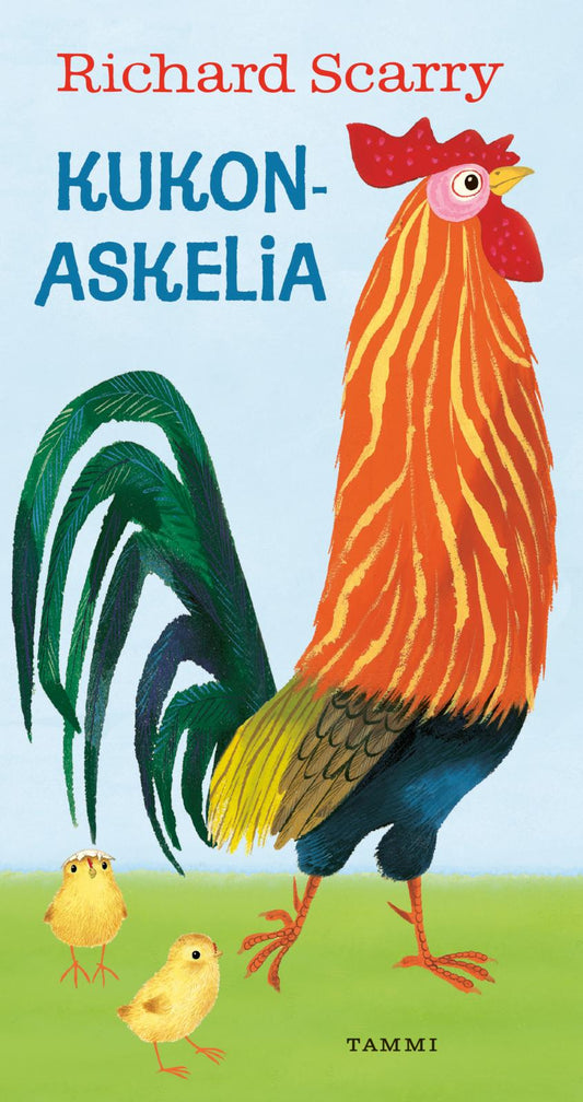 Etukansi. Kukonaskelia.  Pahvikirja.