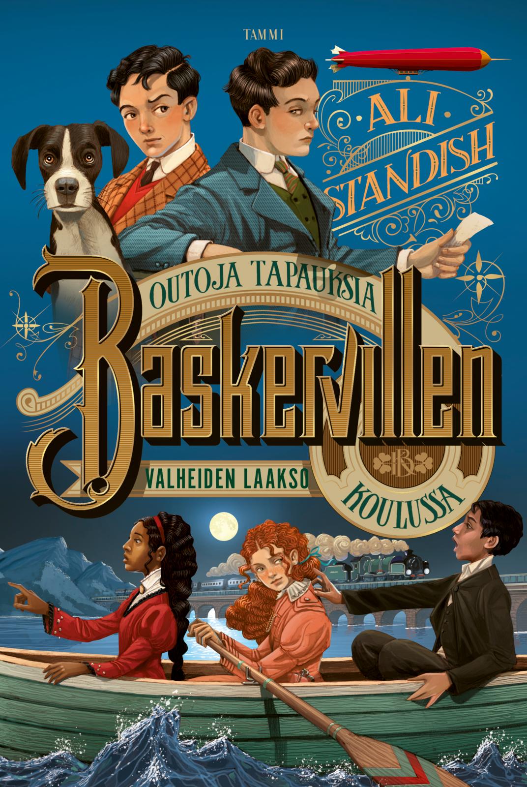 Etukansi. Ali Standish Outoja tapauksia Baskervillen koulussa. Valheiden laakso