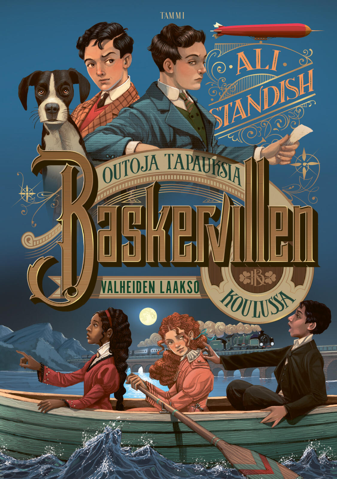 Etukansi. Ali Standish Outoja tapauksia Baskervillen koulussa. Valheiden laakso
