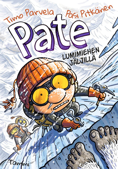Etukansi. Timo Parvela Pate lumimiehen jäljillä