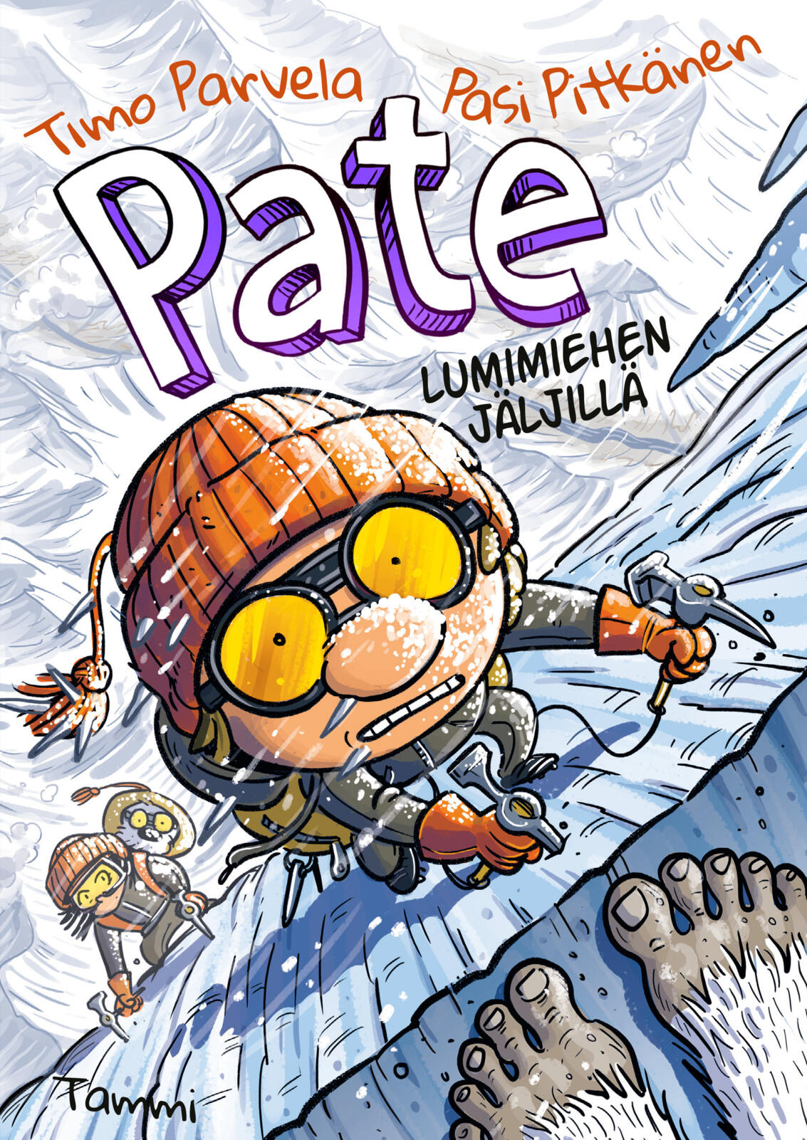 Etukansi. Timo Parvela Pate lumimiehen jäljillä