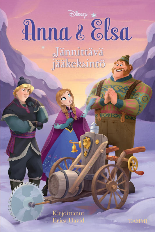 Etukansi. Disney. Frozen. Anna & Elsa. Jännittävä jääkeksintö.