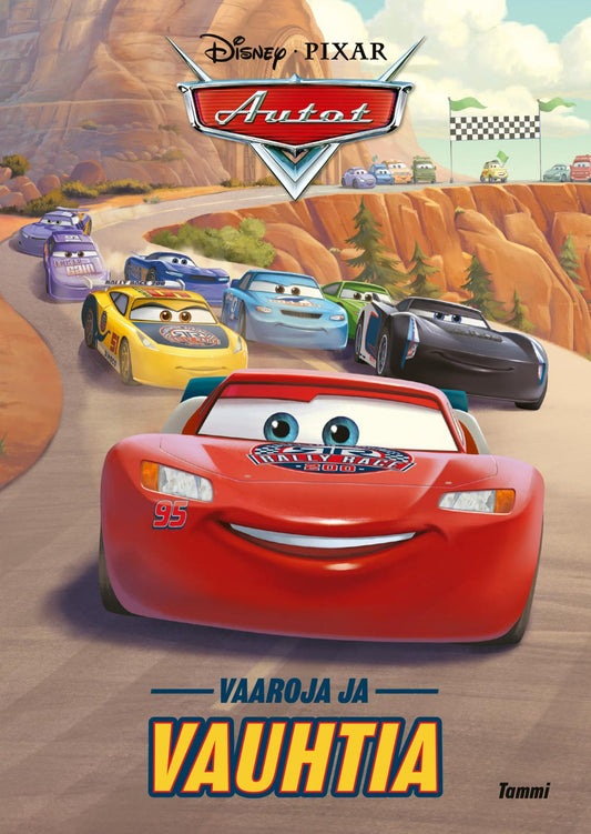 Etukansi. Disney Pixar Autot. Vaaroja ja vauhtia.