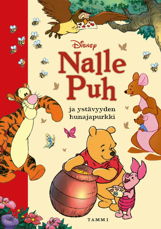 Etukansi. Disney. Nalle Puh ja ystävyyden hunajapurkki.