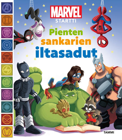Etukansi. Marvel Marvel Startti. Pienten sankarien iltasadut