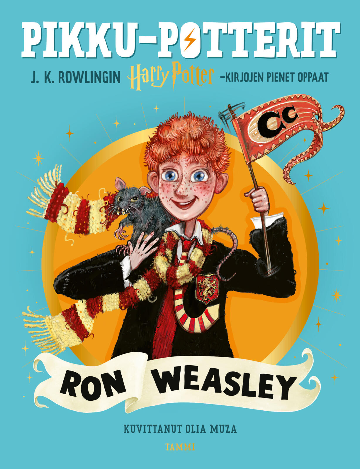 Etukansi. J. K. Rowling Pikku-Potterit. Ron Weasley