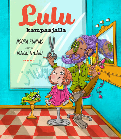 Etukansi. Noora Kunnas Lulu kampaajalla