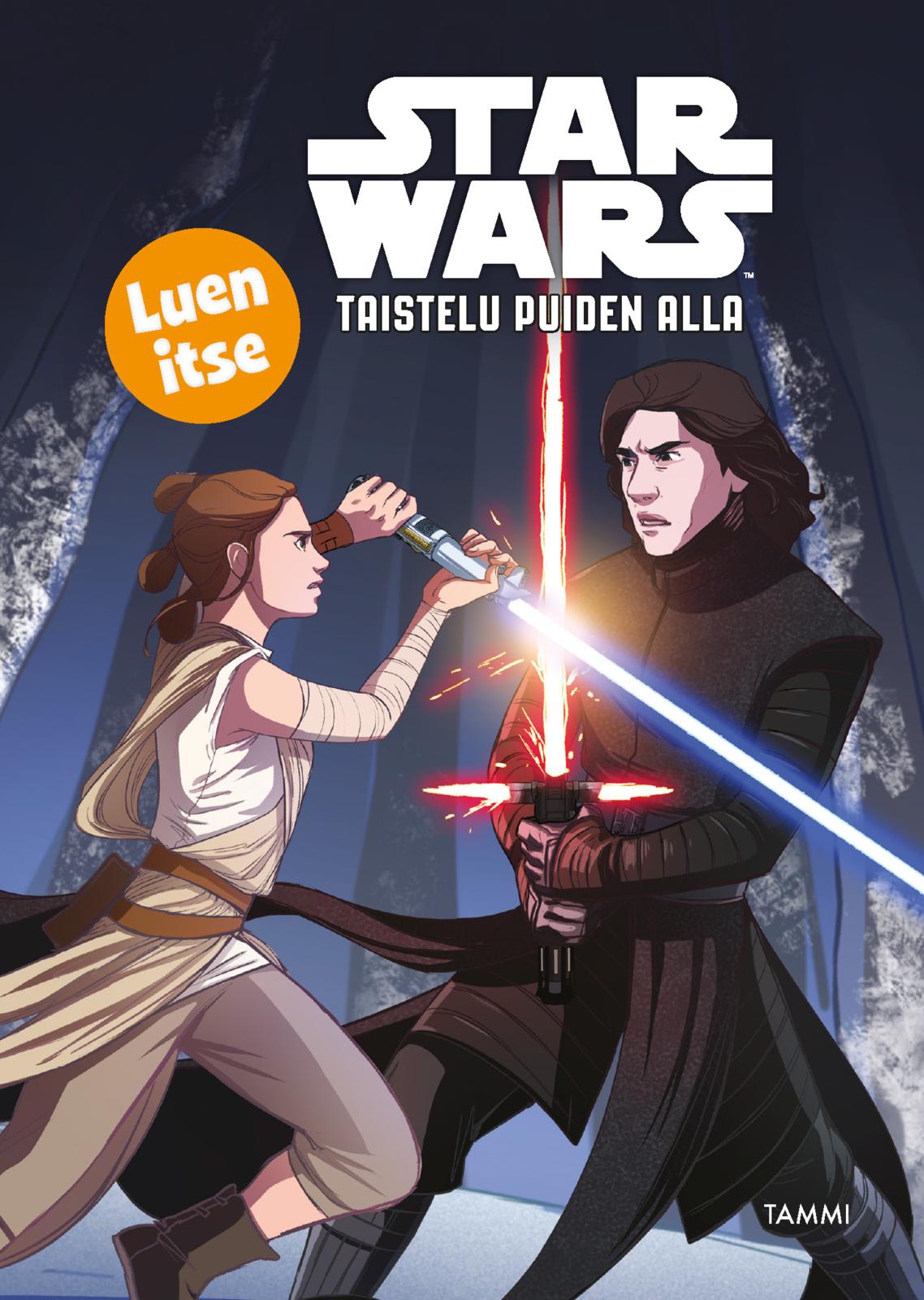 Etukansi. Star Wars Star Wars. Taistelu puiden alla. Luen itse