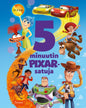 Etukansi. Disney Disney Pixar. 5 minuutin Pixar-satuja