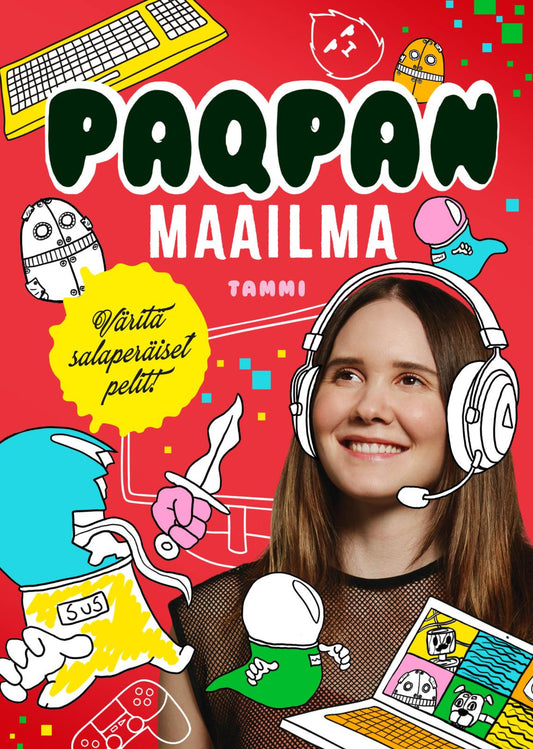 Etukansi. Beata (Paqpa) Rodas. Paqpan maailma. Väritä salaperäiset pelit!.