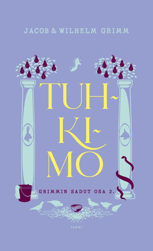 Etukansi. Wilhelm Grimm. Jacob Grimm. Otto Ubbelohde. Grimmin sadut osa 2. Tuhkimo.