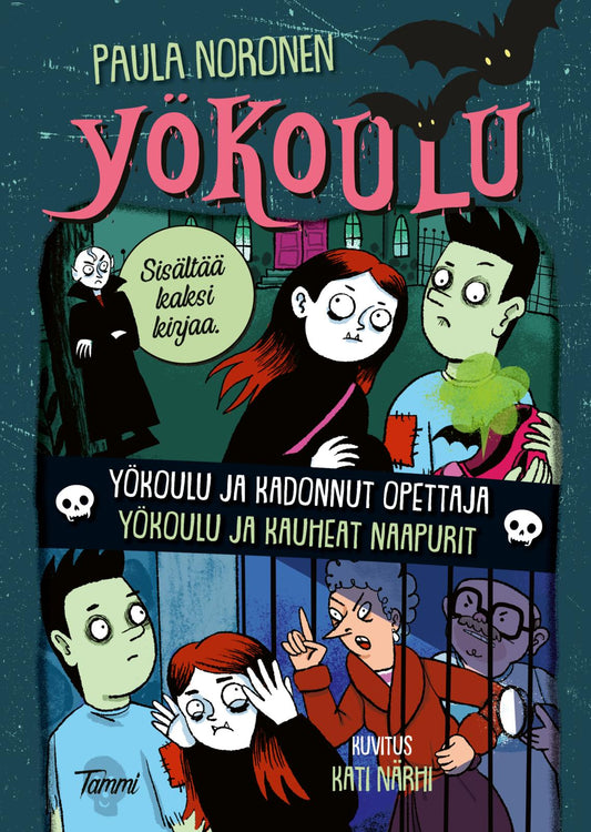 Etukansi. Paula Noronen. Kati Närhi. Yökoulu-yhteisnide.