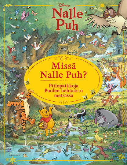 Etukansi. Disney Disney. Nalle Puh. Missä Nalle Puh? 