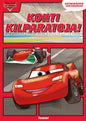 Etukansi. Disney Disney Pixar Autot. Ensimmäinen sarjakuvani. Kohti kilparatoja!