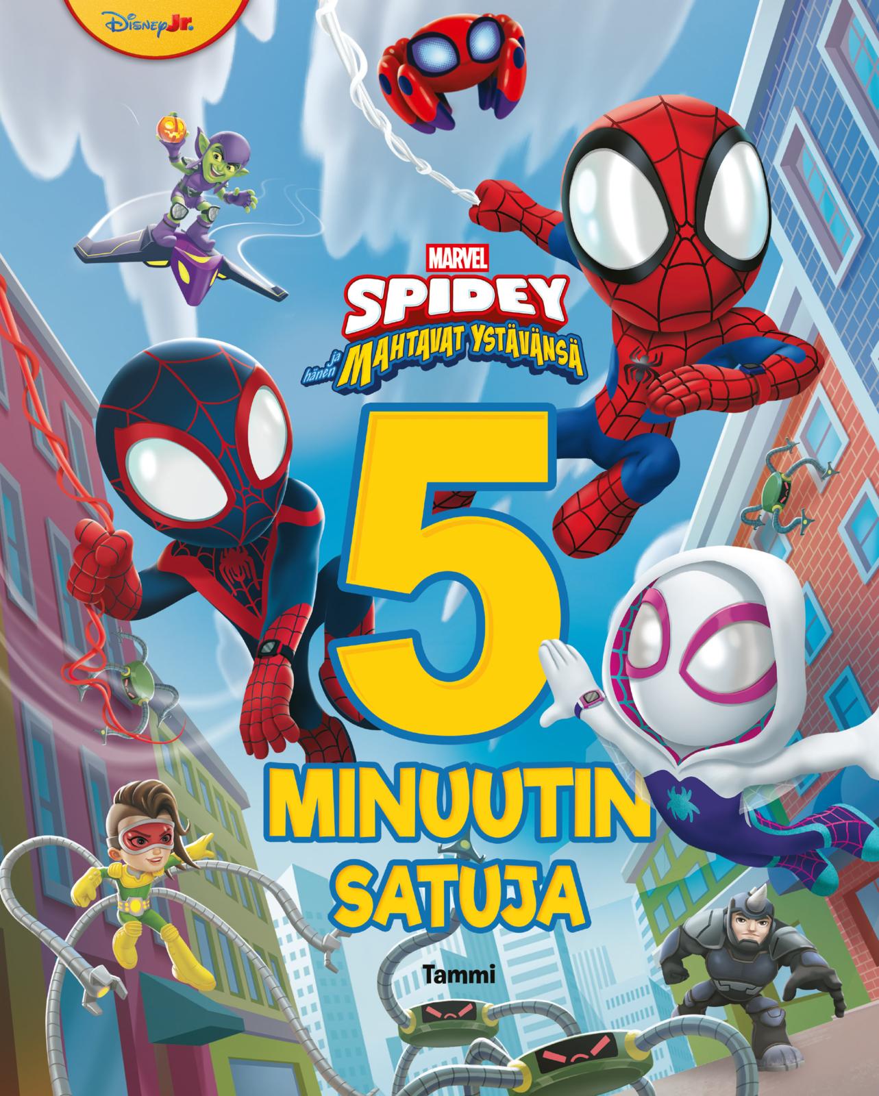 Etukansi. Marvel Marvel. Spidey ja hänen mahtavat ystävänsä. 5 minuutin satuja