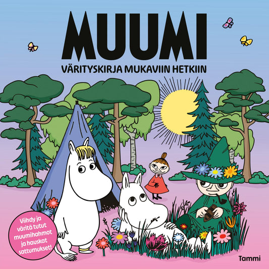 Etukansi. Muumi. Värityskirja mukaviin hetkiin.