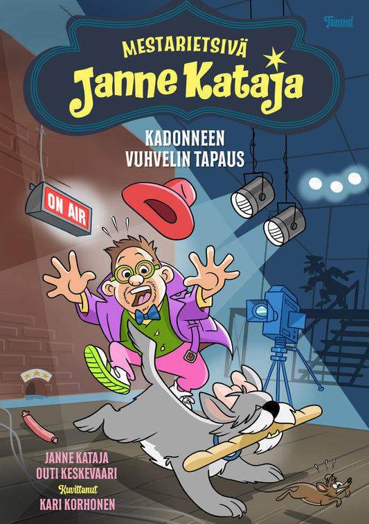 Etukansi. Janne Kataja. Outi Keskevaari. Kari Korhonen. Mestarietsivä Janne Kataja – Kadonneen Vuhvelin tapaus.