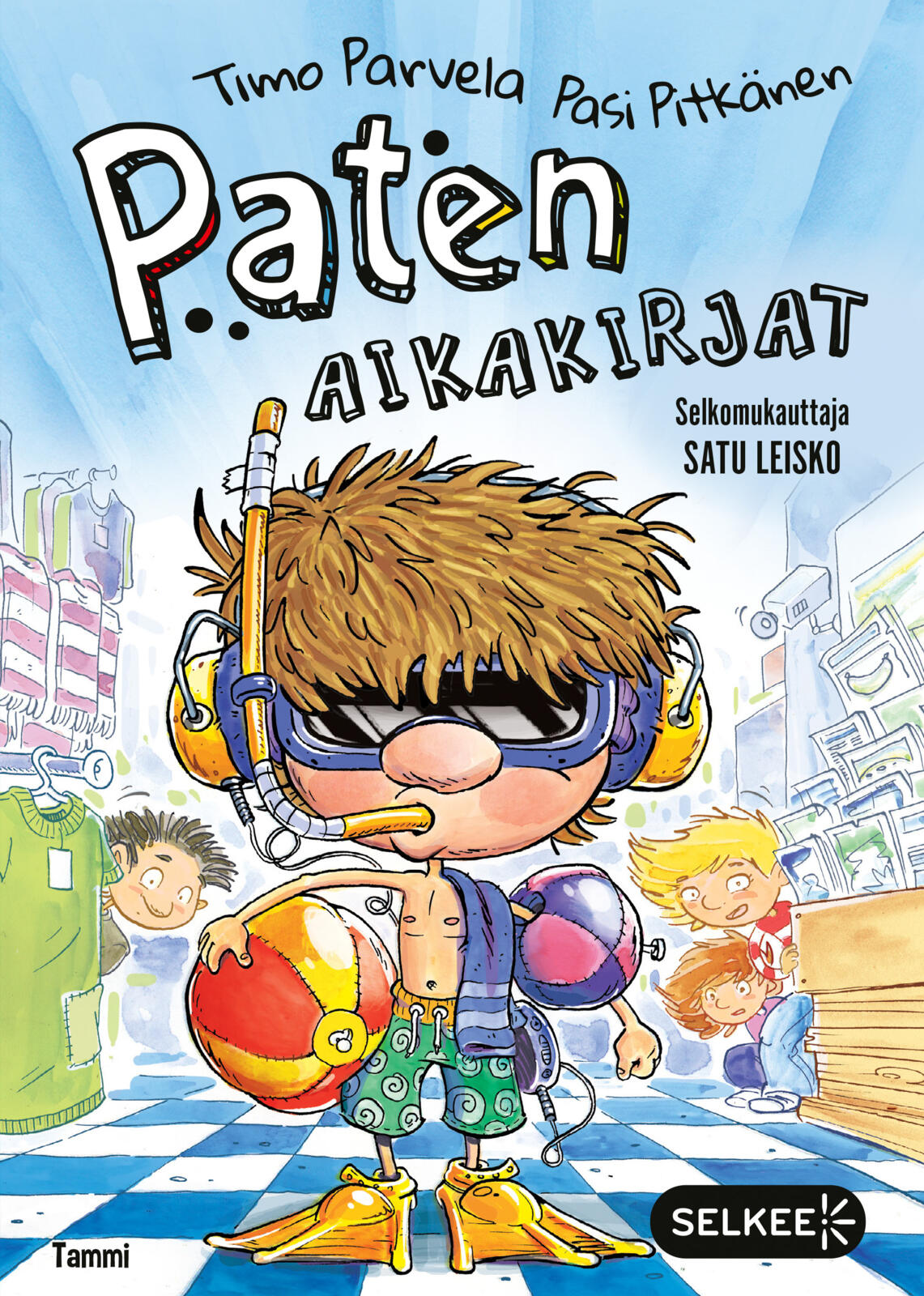 Etukansi. Timo Parvela Paten aikakirjat (selkokirja)