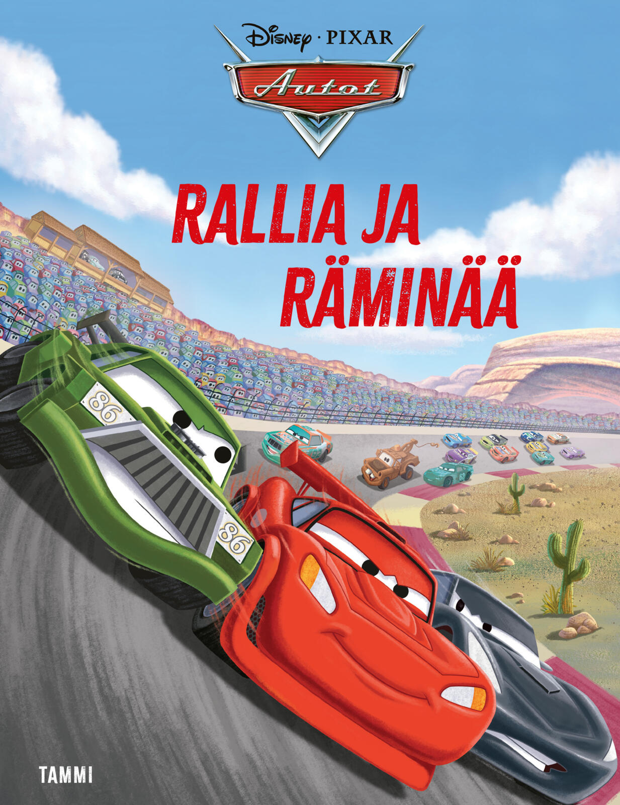Etukansi. Disney Disney Pixar Autot. Rallia ja räminää