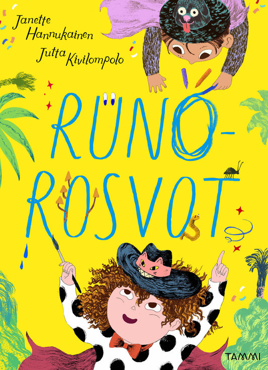 Etukansi. Janette  Hannukainen. Jutta Kivilompolo. Runorosvot.