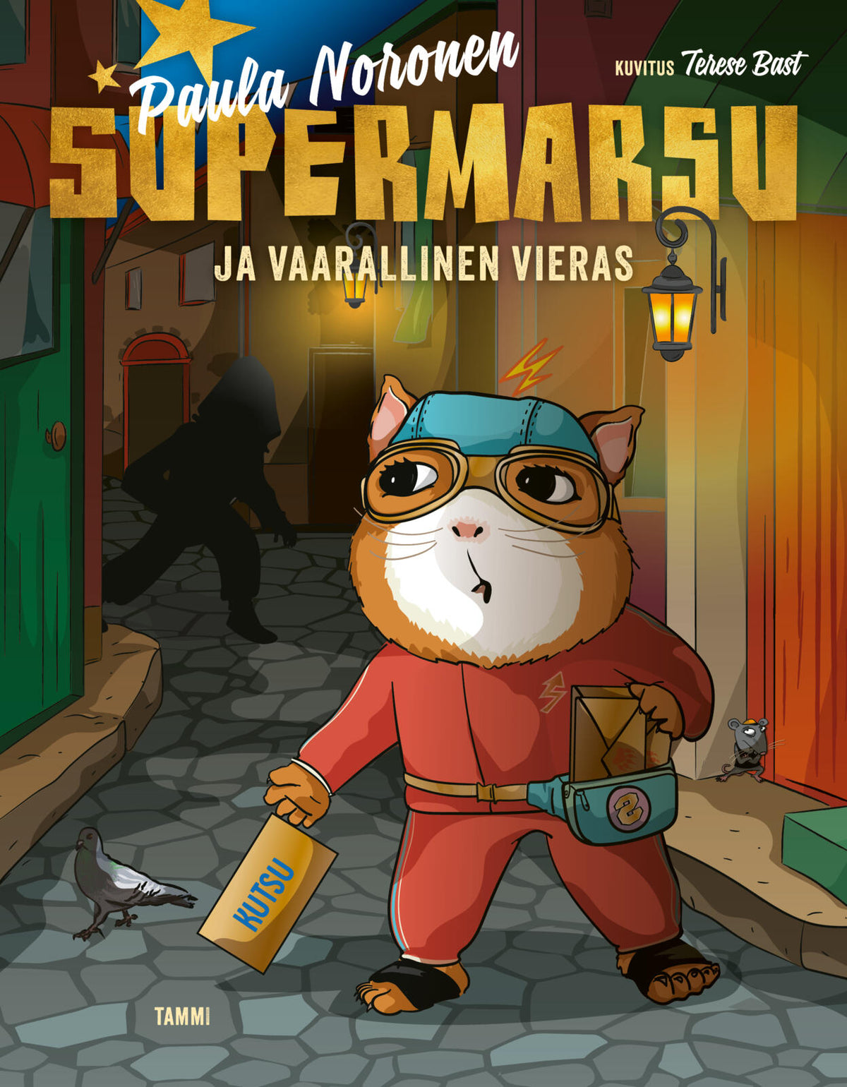 Etukansi. Paula Noronen Supermarsu ja vaarallinen vieras