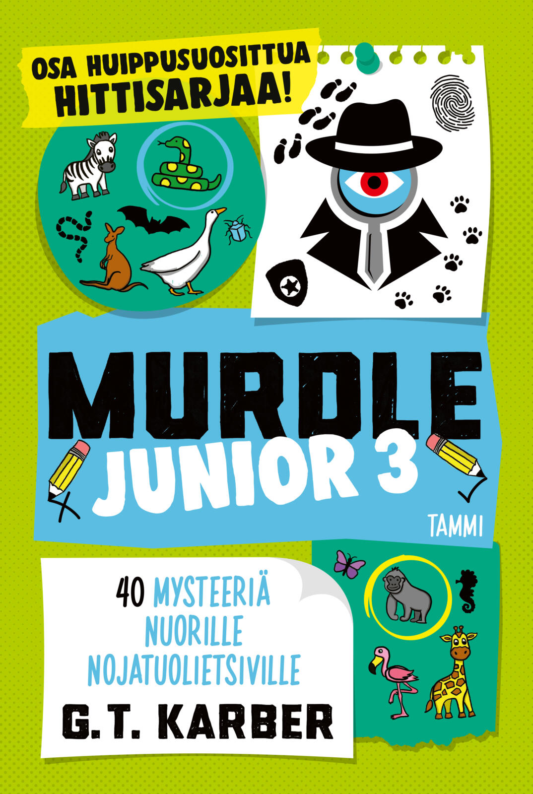 Etukansi. G. T. Karber Murdle Junior 3