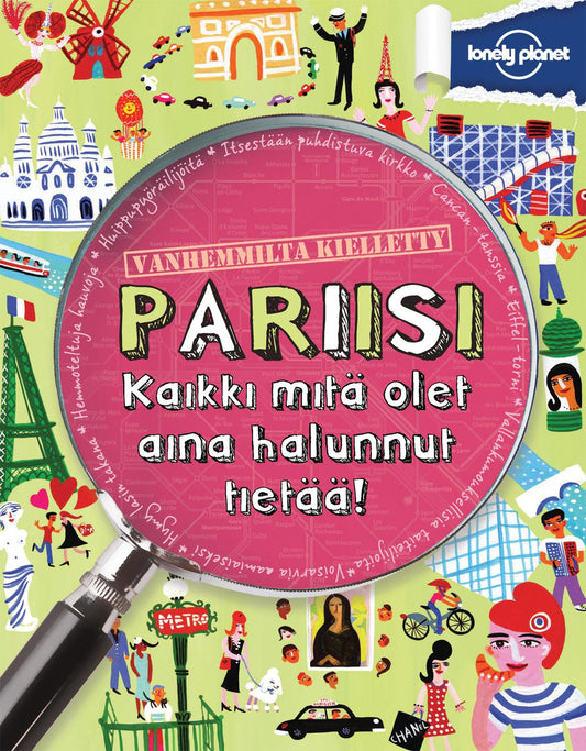 Etukansi. Lonely Planet. Pariisi.