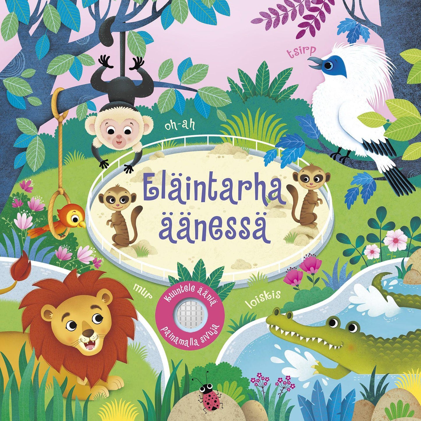 Etukansi. Sam Taplin Eläintarha äänessä