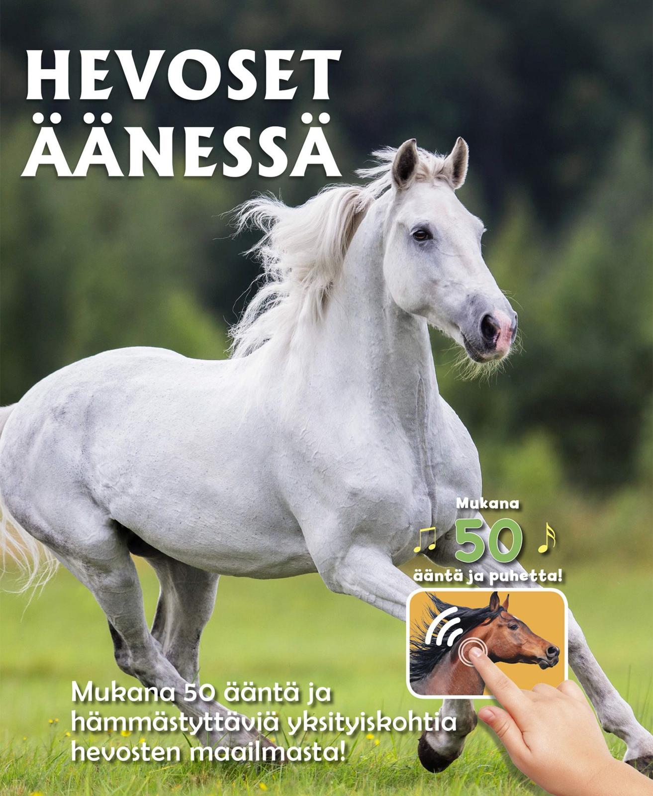 Etukansi. Hevoset äänessä - 50 ääntä