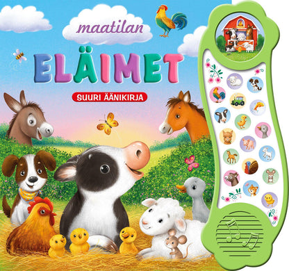 Etukansi. kids.fi Maatilan eläimet