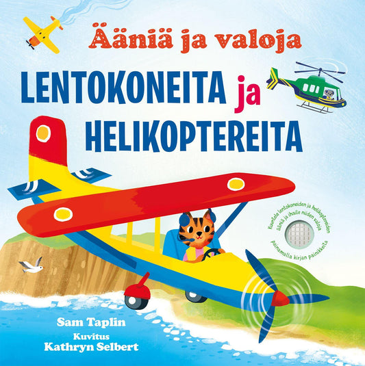 Etukansi. Sam Taplin. Lentokoneita & Helikoptereita -  Ääniä ja valoja.