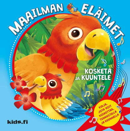Etukansi. Tony Wolf Maailman eläimet - Kosketa ja kuuntele