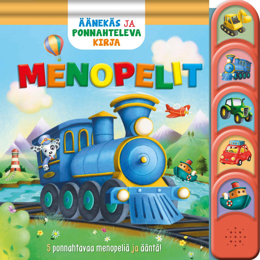 Etukansi. Igloo. Menopelit - Äänekäs ja Ponnahteleva kirja.