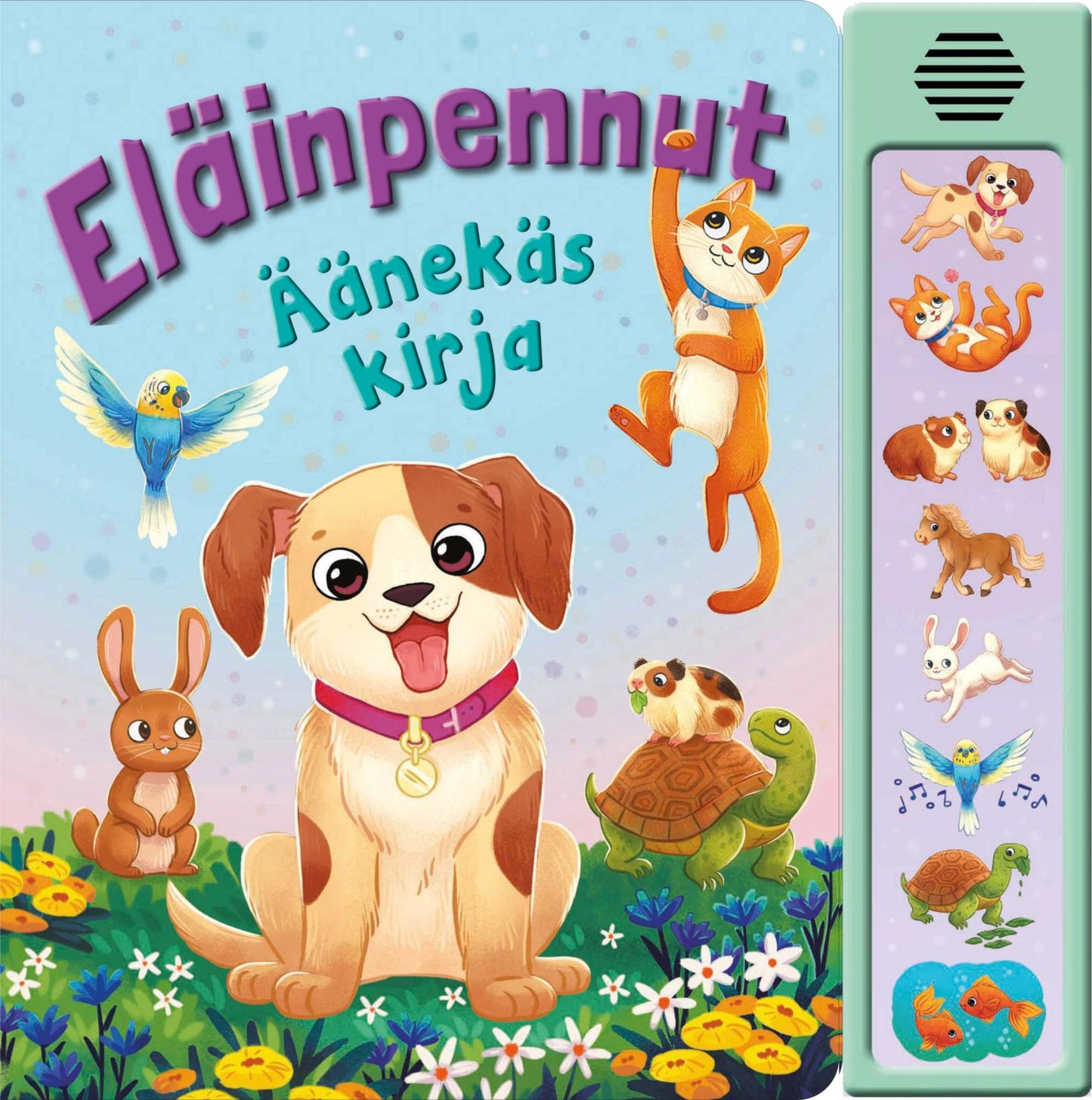 Etukansi. Igloo Eläinpennut - Äänekäs kirja