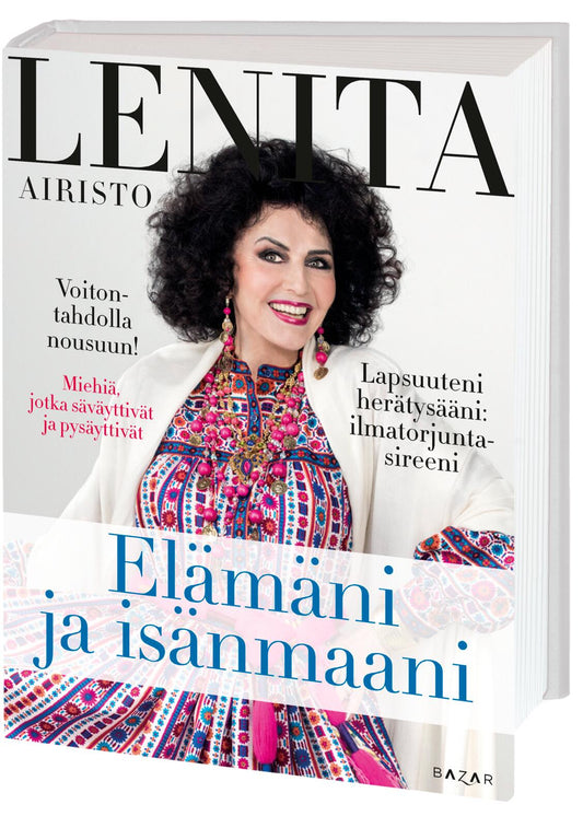 Etukansi. Lenita Airisto. Elämäni ja isänmaani.