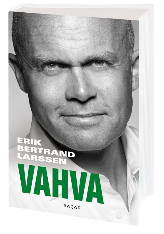 Etukansi. Erik Bertrand Larssen. Vahva.