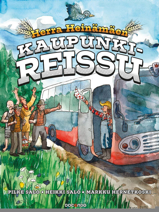 Etukansi. Pilke Salo. Heikki Salo. Markku Hernetkoski. Markku Hernetkoski. Herra Heinämäen kaupunkireissu.