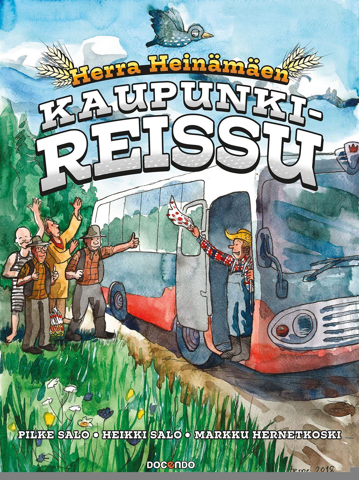 Etukansi. Pilke Salo. Herra Heinämäen kaupunkireissu